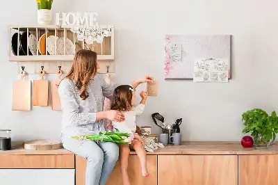 Kurk prikbord Boeket bloeiende planten