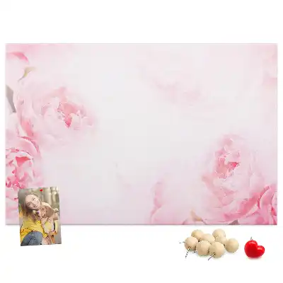 Kurk prikbord Boeket bloeiende planten
