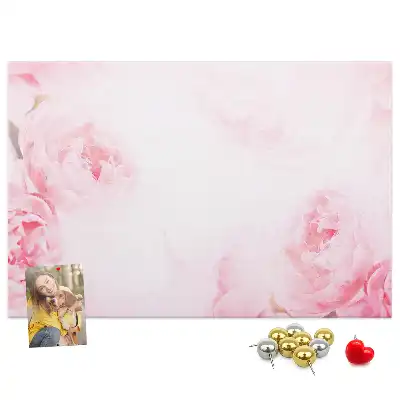 Kurk prikbord Boeket bloeiende planten