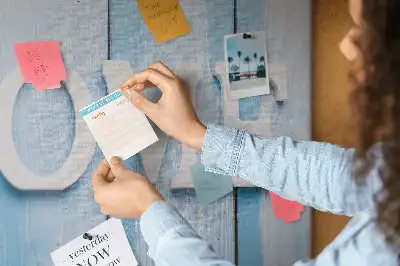 Kurk prikbord Opschrift "home"