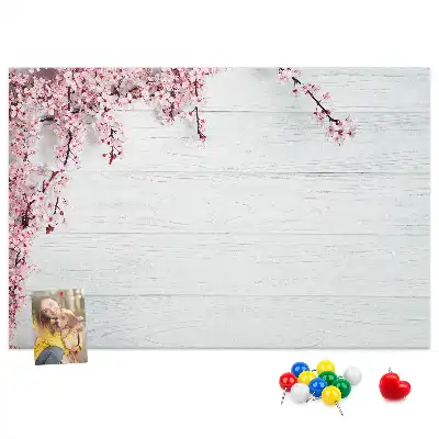 Memobord van kurk Ontwakende natuur flora