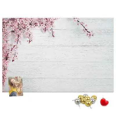 Memobord van kurk Ontwakende natuur flora