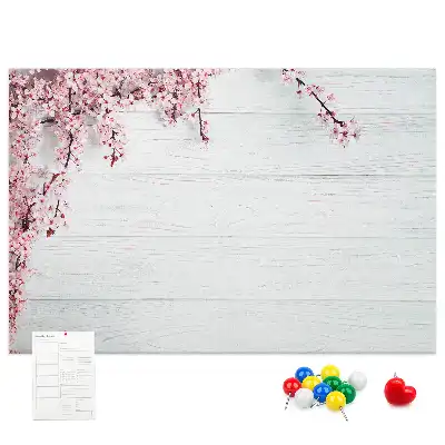 Memobord van kurk Ontwakende natuur flora