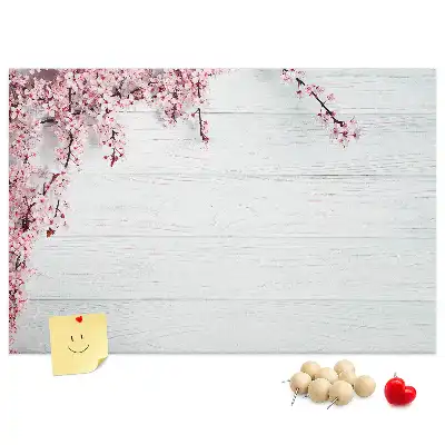 Memobord van kurk Ontwakende natuur flora