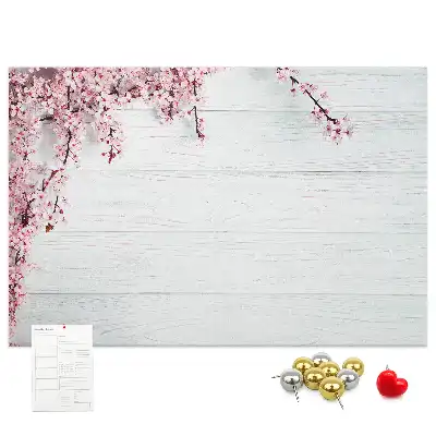 Memobord van kurk Ontwakende natuur flora