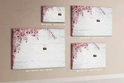Memobord van kurk Ontwakende natuur flora