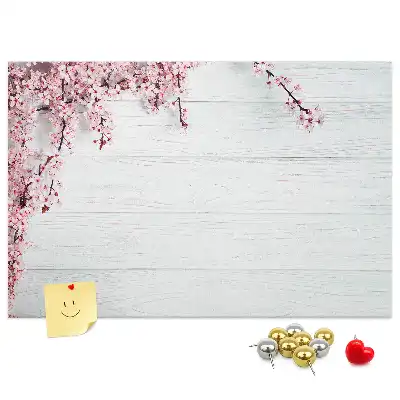 Memobord van kurk Ontwakende natuur flora
