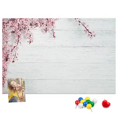 Memobord van kurk Ontwakende natuur flora