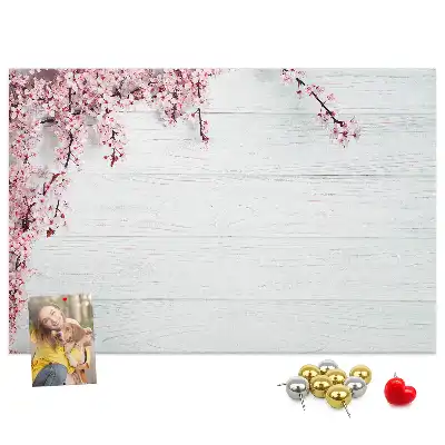 Memobord van kurk Ontwakende natuur flora