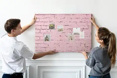 Kurk prikbord Bakstenen muur