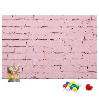 Kurk prikbord Bakstenen muur