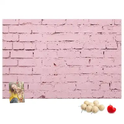 Kurk prikbord Bakstenen muur