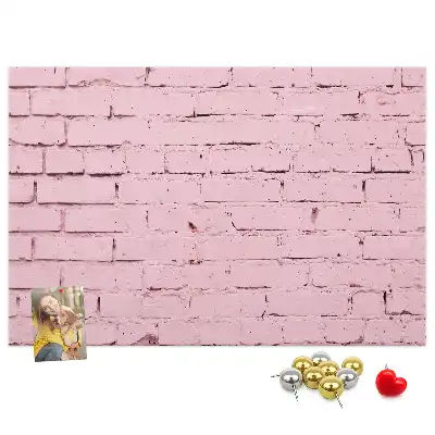 Kurk prikbord Bakstenen muur