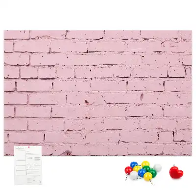 Kurk prikbord Bakstenen muur