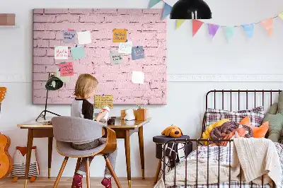 Kurk prikbord Bakstenen muur