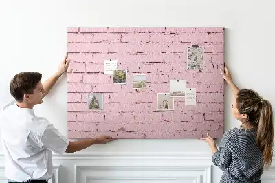 Kurk prikbord Bakstenen muur