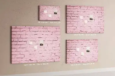 Kurk prikbord Bakstenen muur