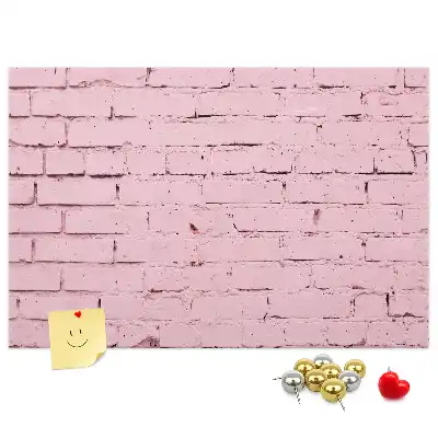 Kurk prikbord Bakstenen muur