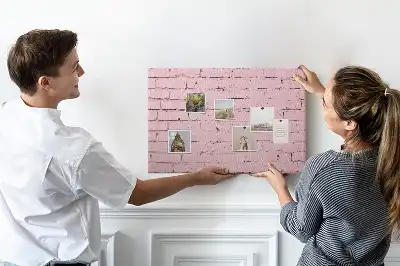 Kurk prikbord Bakstenen muur