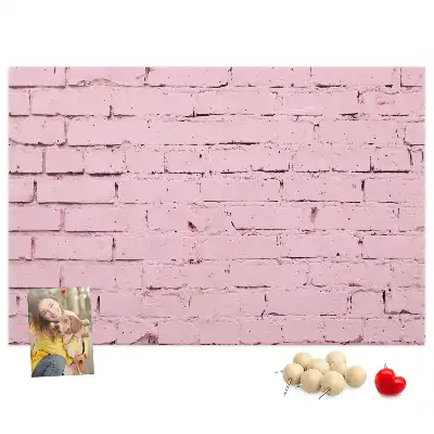 Kurk prikbord Bakstenen muur