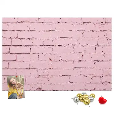 Kurk prikbord Bakstenen muur