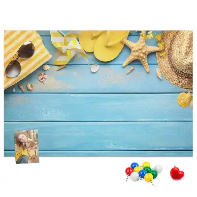 Memobord van kurk Strandaccessoires