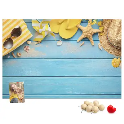 Memobord van kurk Strandaccessoires