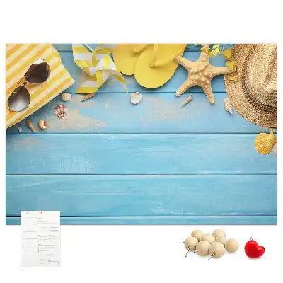 Memobord van kurk Strandaccessoires