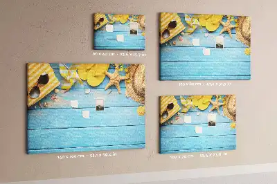 Memobord van kurk Strandaccessoires