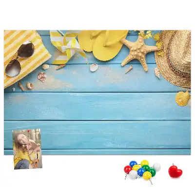 Memobord van kurk Strandaccessoires