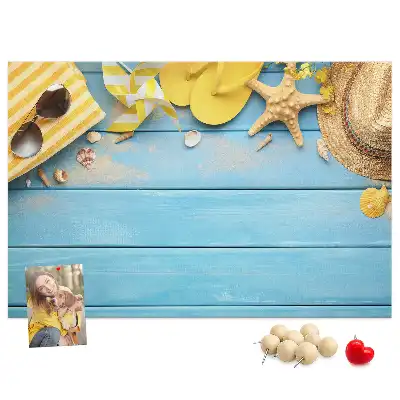 Memobord van kurk Strandaccessoires