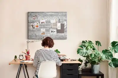 Memobord van kurk Houten panelen