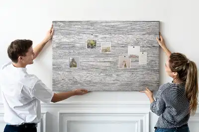 Memobord van kurk Houten panelen