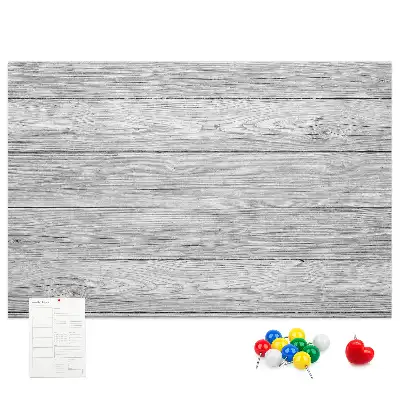 Memobord van kurk Houten panelen