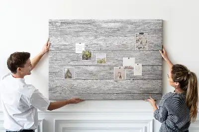 Memobord van kurk Houten panelen