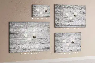 Memobord van kurk Houten panelen