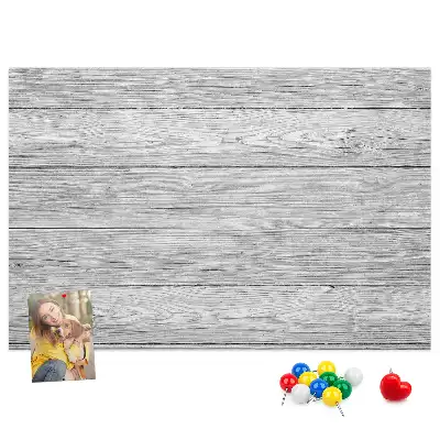 Memobord van kurk Houten panelen