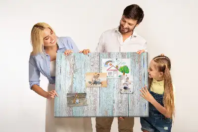 Kurk prikbord Pastelkleurig hout