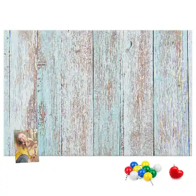 Kurk prikbord Pastelkleurig hout