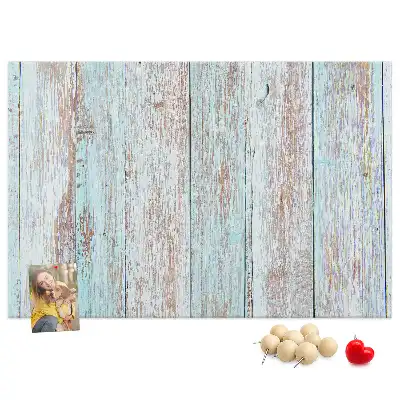 Kurk prikbord Pastelkleurig hout