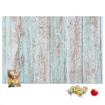 Kurk prikbord Pastelkleurig hout