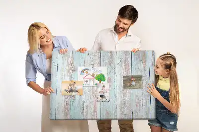 Kurk prikbord Pastelkleurig hout