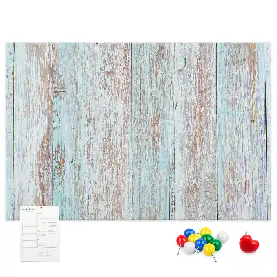 Kurk prikbord Pastelkleurig hout