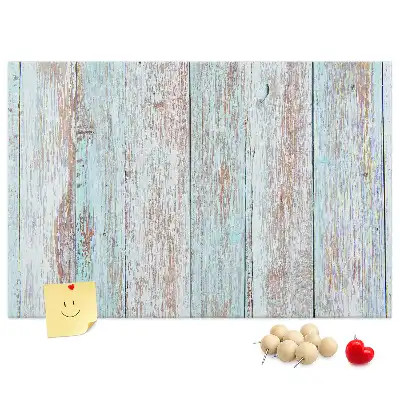 Kurk prikbord Pastelkleurig hout