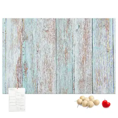Kurk prikbord Pastelkleurig hout