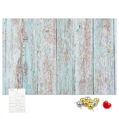 Kurk prikbord Pastelkleurig hout