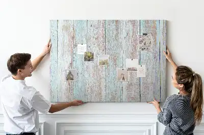 Kurk prikbord Pastelkleurig hout