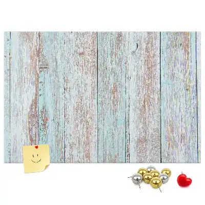 Kurk prikbord Pastelkleurig hout