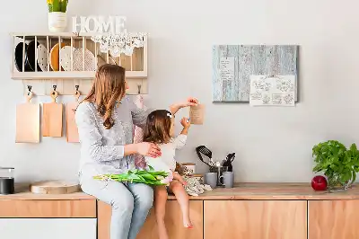 Kurk prikbord Pastelkleurig hout