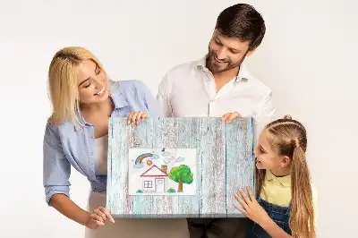 Kurk prikbord Pastelkleurig hout